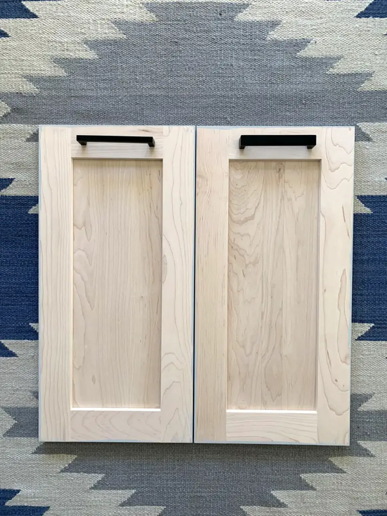 two pull samples on new shaker doors