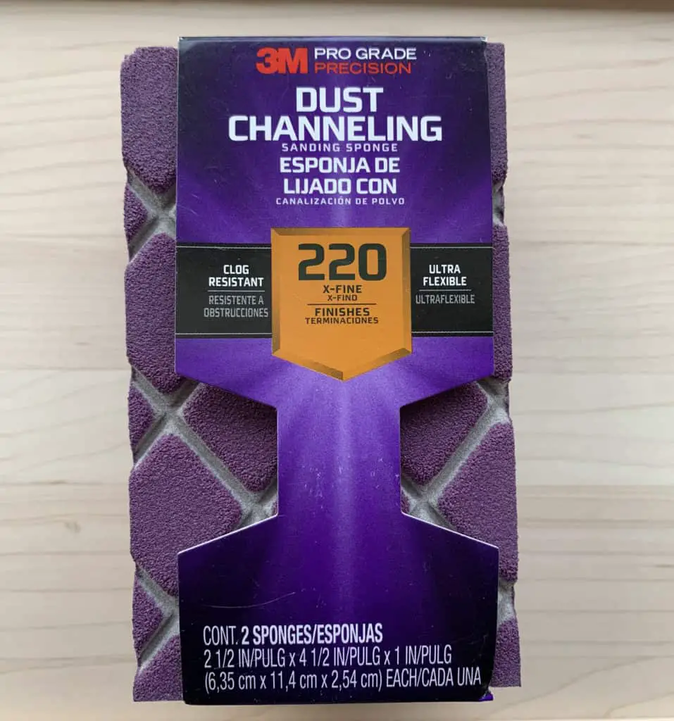 3M dust channeling sanding blocks in 220 grit