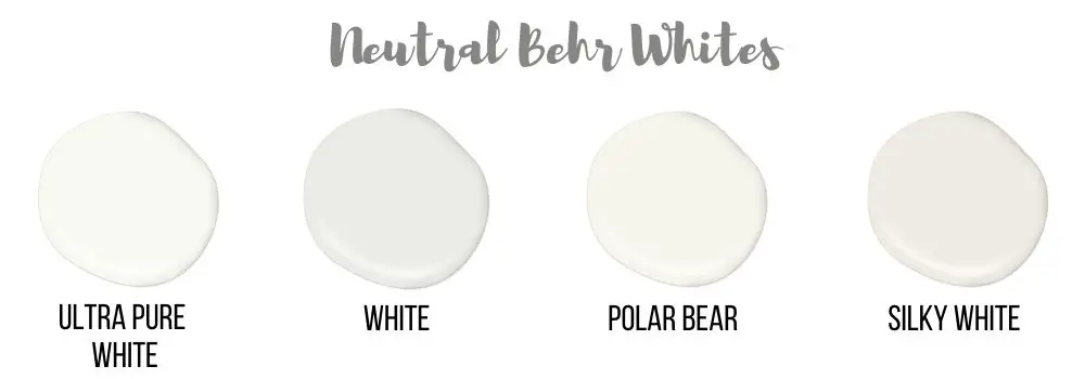 neutral white behr paint colors
