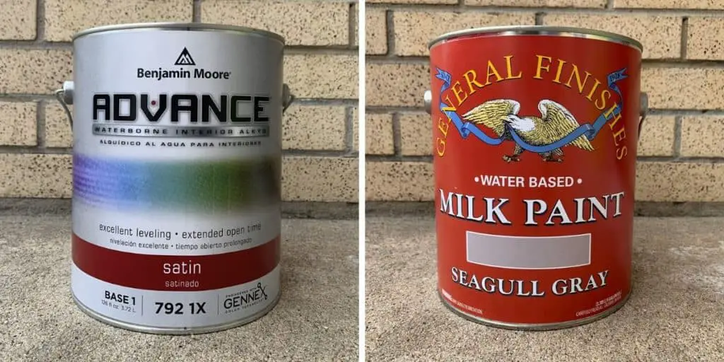 ben moore advance and general finishes milk paint
