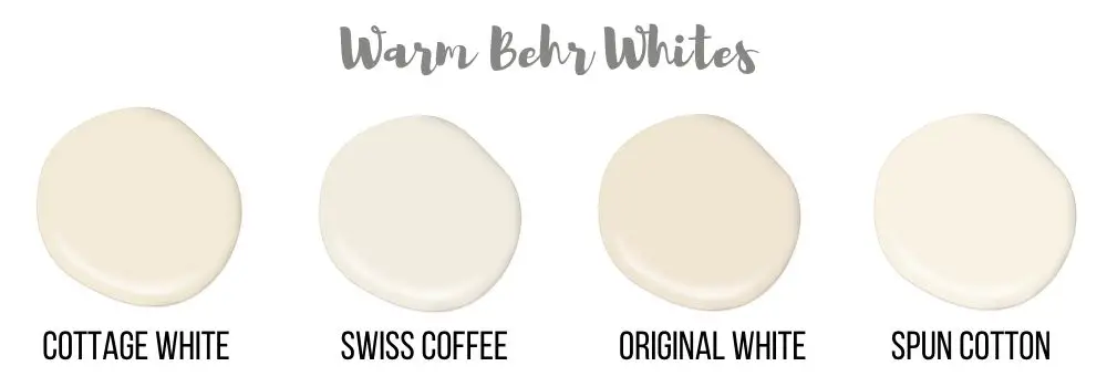 12 White Exterior Behr Paint Colors For Your Home List In Progress - Popular White Paint Colors 2020 Behr