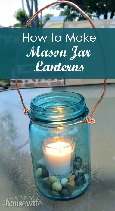 mason jar crafts from the happy housewife