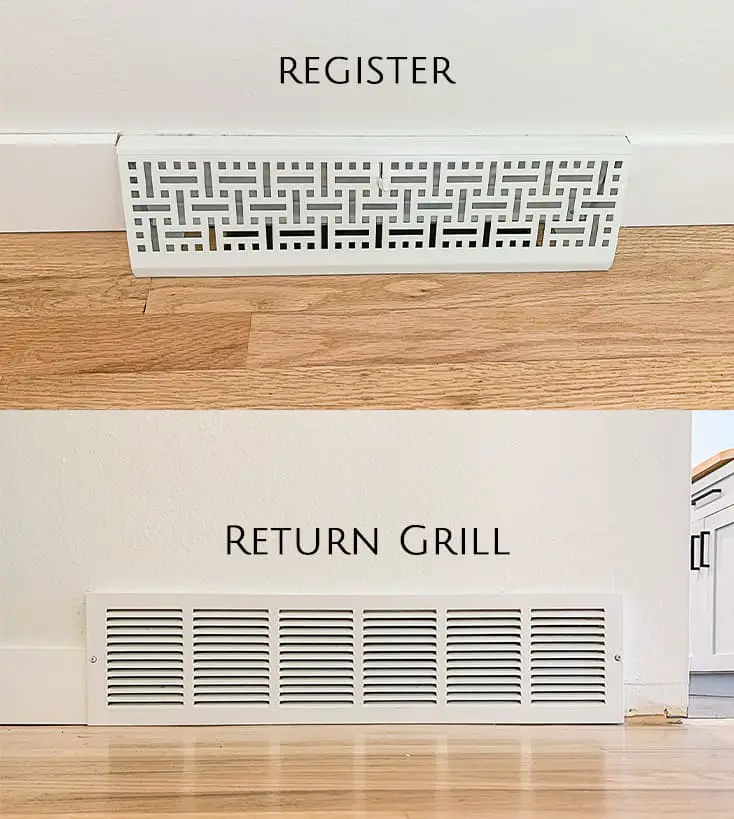 register and grill should be covered when childproofing a house