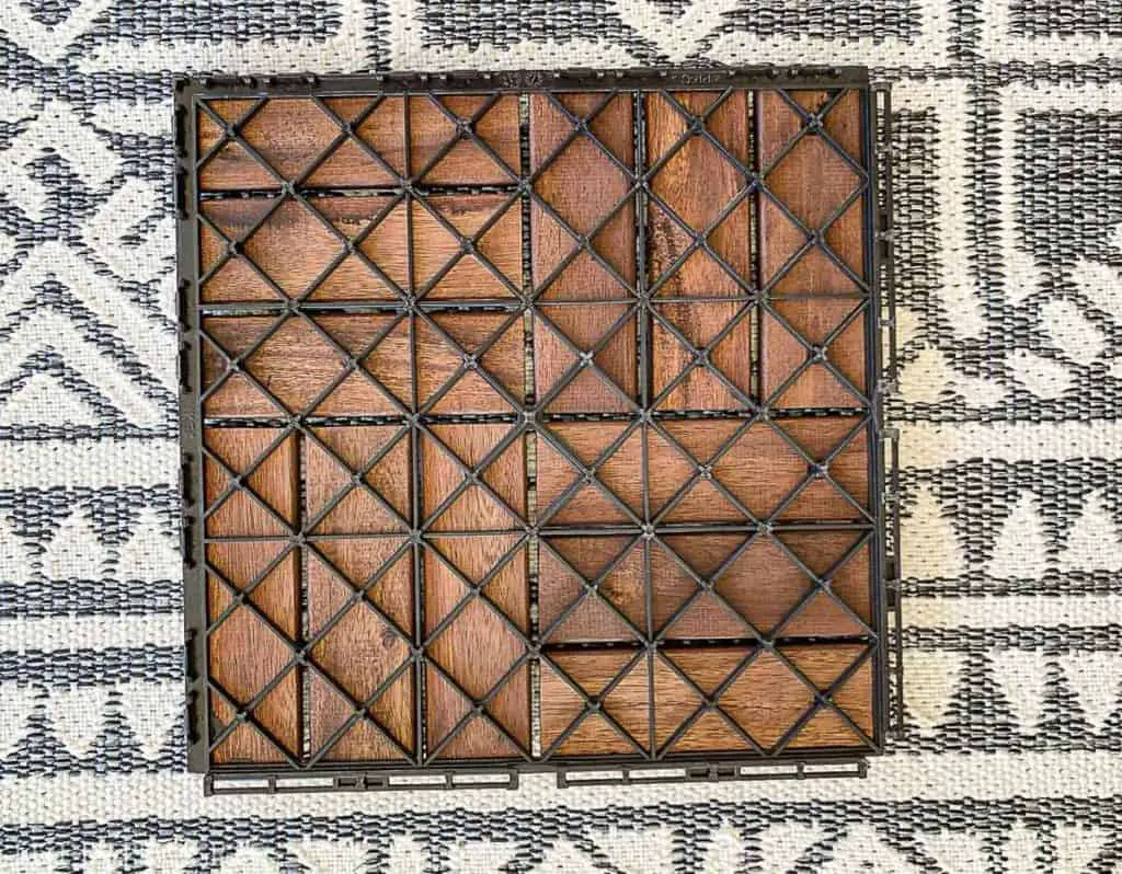 ikea runnen tiles for new floor on back porch refresh