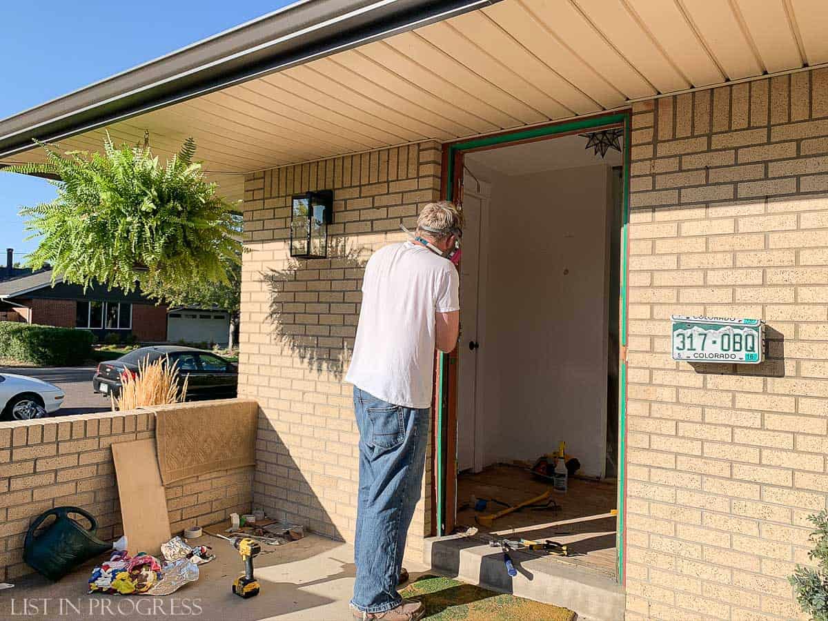 Tips To Install And Stain A New Front Door - List In Progress