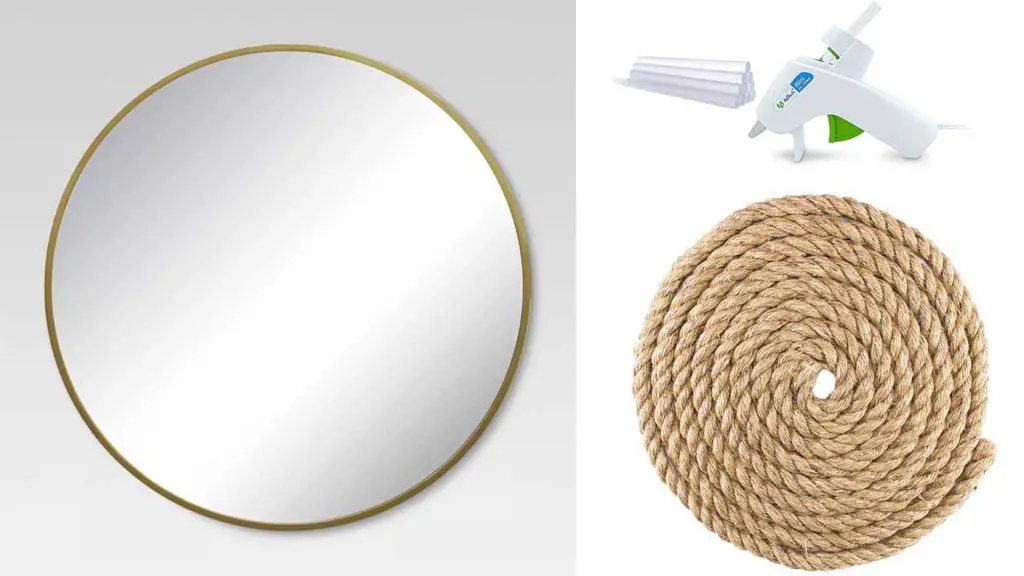spend vs. save round rope mirror