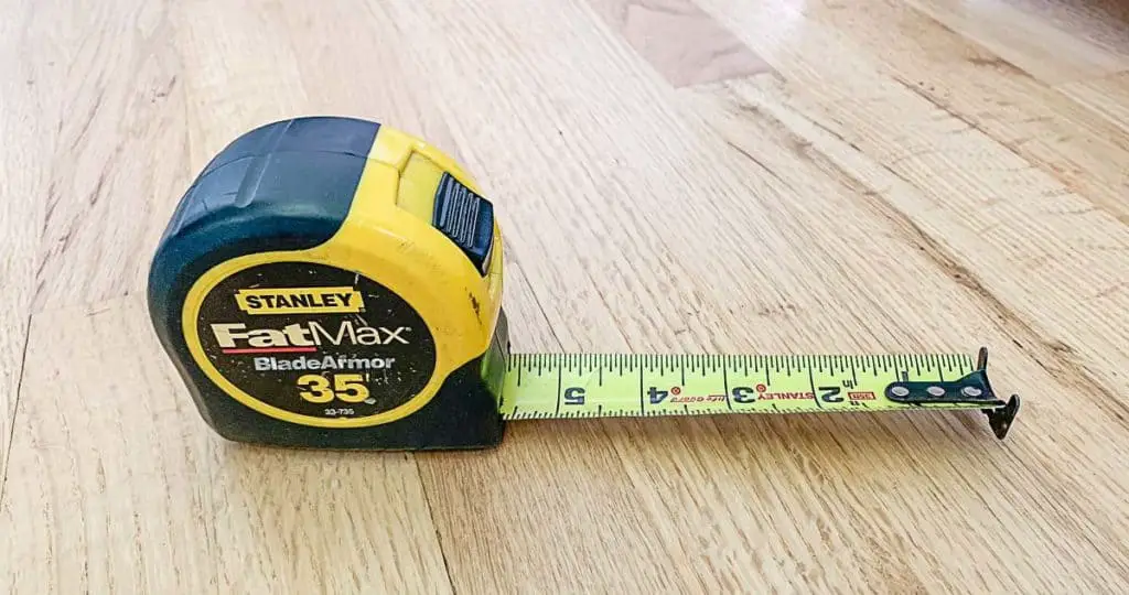 tape measure for home inspection