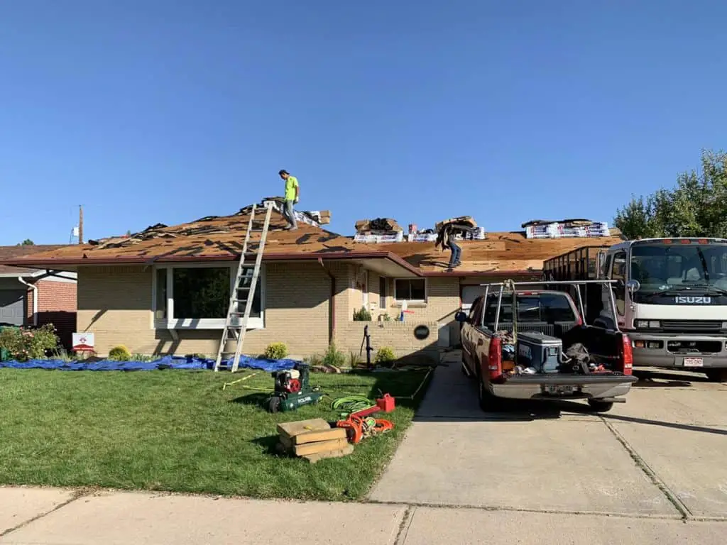 getting our roof replaced