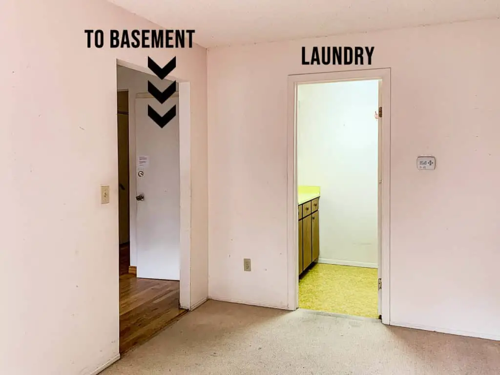 basement and laundry