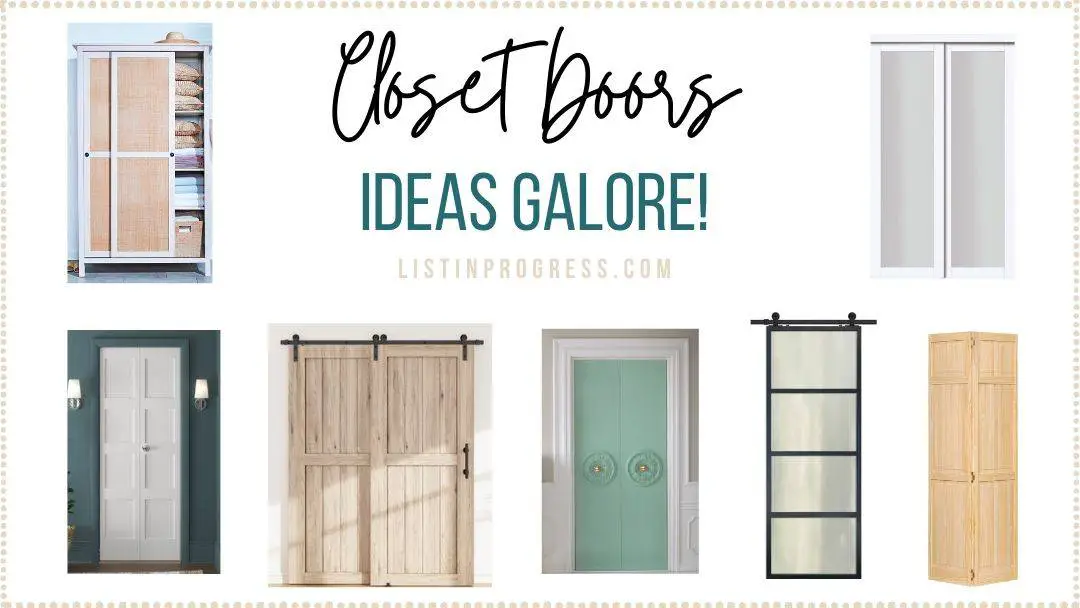 Closet Door Ideas To Instantly Update, Curtain Rod Closet Doors
