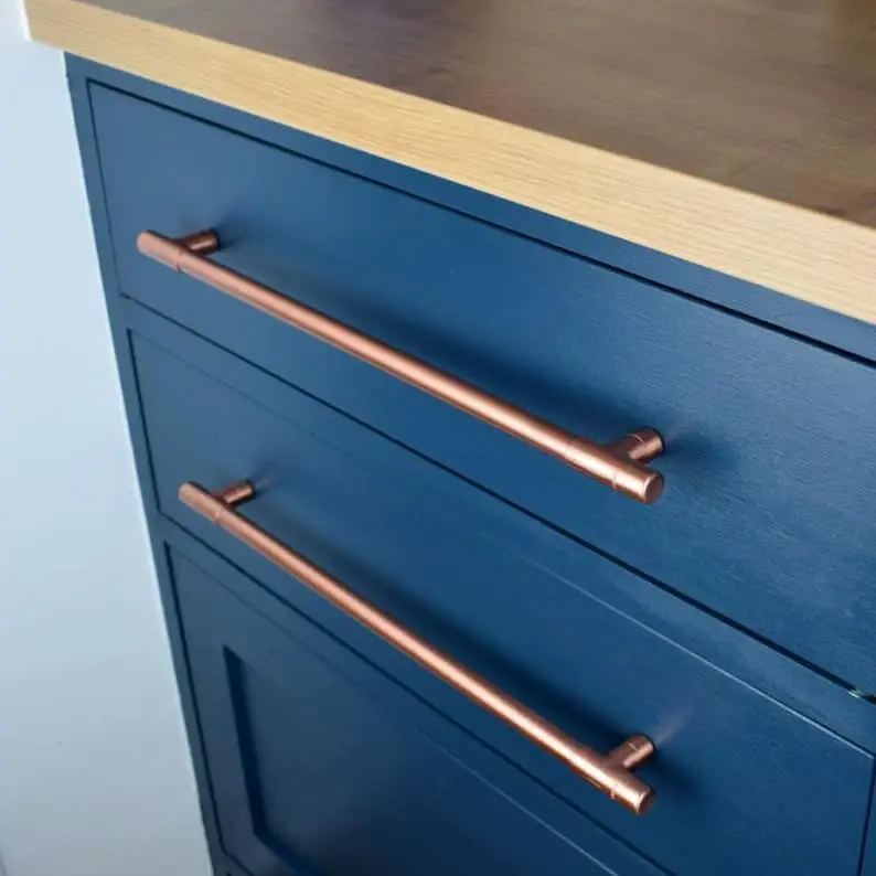 cabinet hardware trends copper pulls
