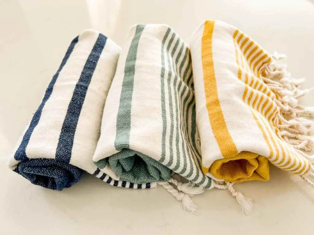 essential stripe towels