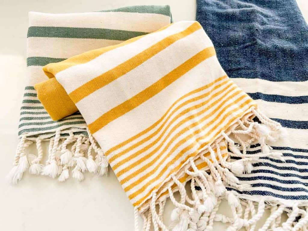 essential stripe towels