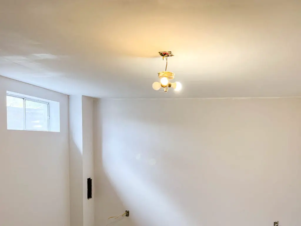 best white ceiling paint finished work