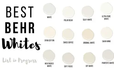 12 Favorite Behr White Paint Colors