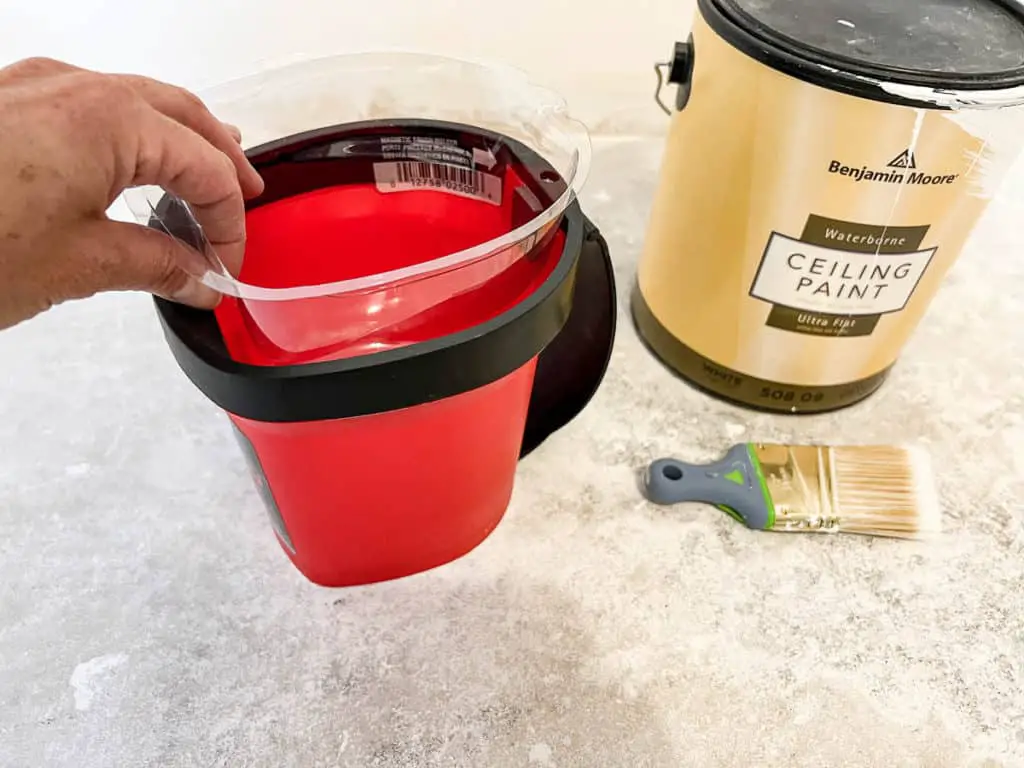 how to paint ceilings easily paint pail