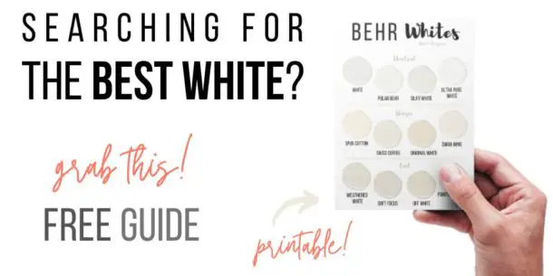 free guide to white behr paint