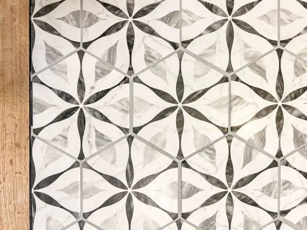 merola hex tile floor