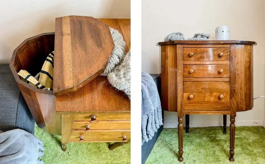 mixing vintage and modern furniture
