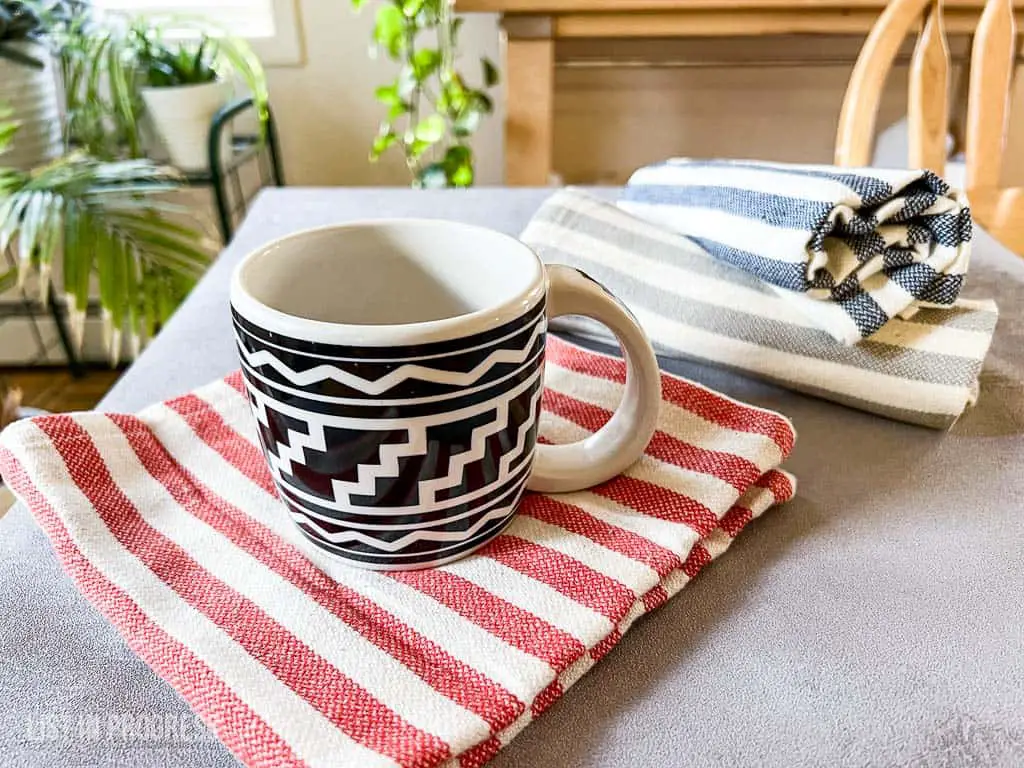 turkish towels as gift wrap