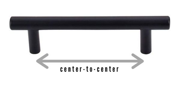 how to measure center to center graphic