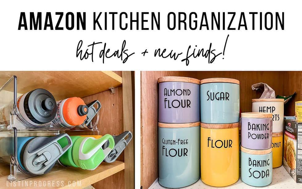 Great Amazon Kitchen Organization Finds - List in Progress