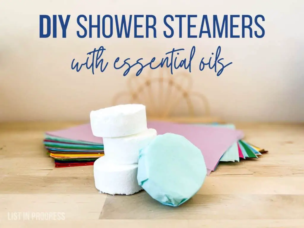 diy shower steamers