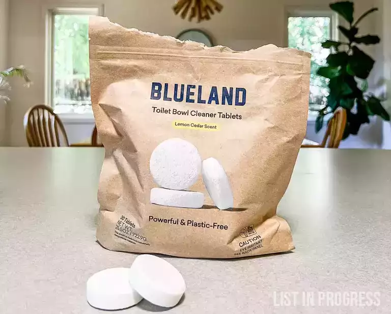 Blueland toilet cleaner review