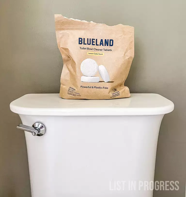 Blueland toilet cleaner review