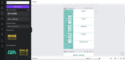 Easy DIY: Meal-Planning Binder w/Free Printables - List in Progress