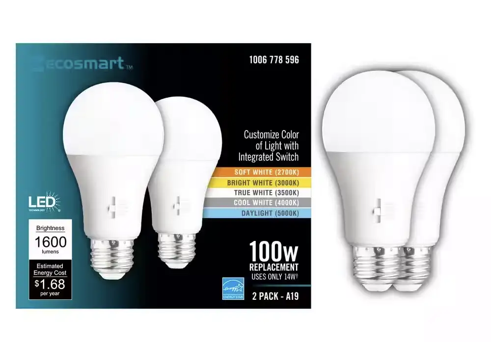 new LED bulbs from Eco Smart